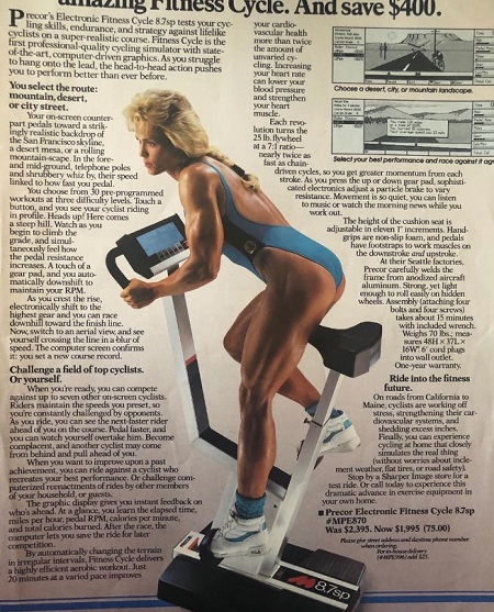 Tonya Knight as a fitness model
