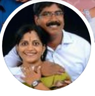 Victoria Gowri with her husband