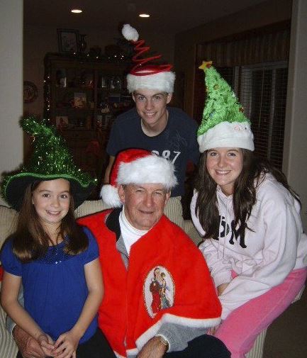 Young Evan with his sisters Quinn and Erin McClintock