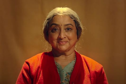 Actress Lakshmi as 70 year-old Savitri
