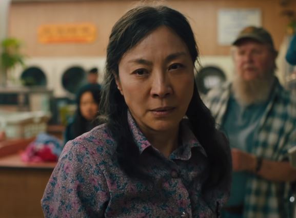 Actress Michelle Yeoh as Evelyn Quan Wang