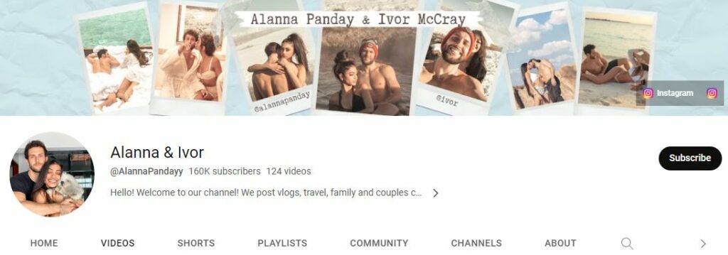 Alanna and Ivor's Youtube channel
