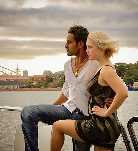 Aman Dhaliwal with model