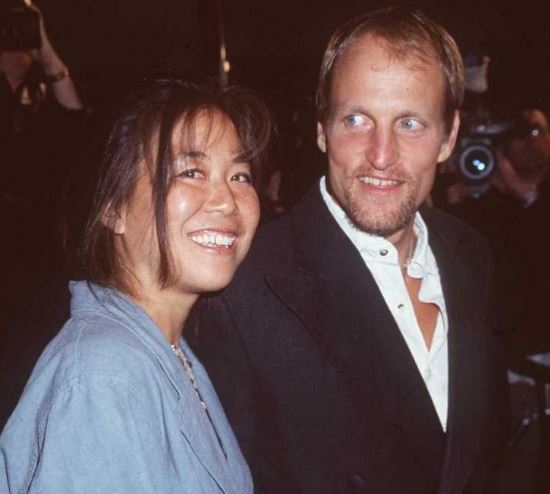 An old photo of Laura with her hubby Woody