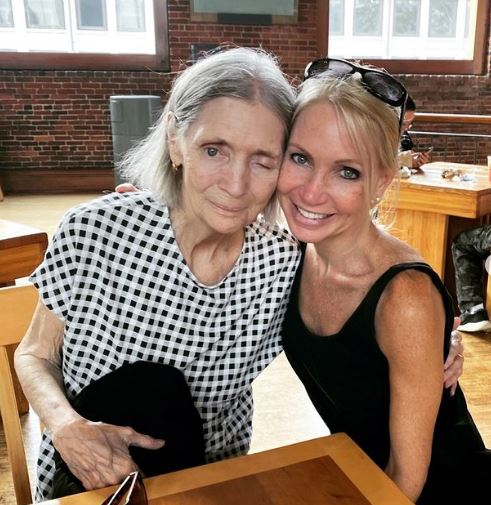 Breen with her mother