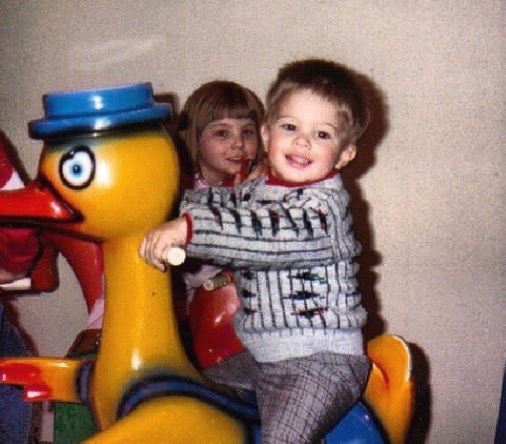 Childhood photo of Cody