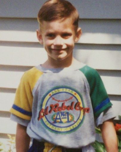Childhood photo of Jeff Thomas