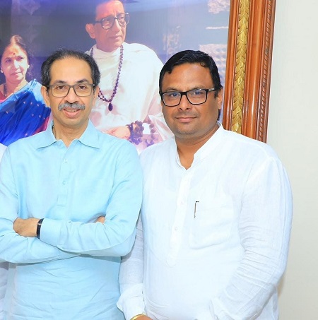 Dhiraj Lingade was also in Shive Sena