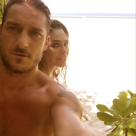 Ilary Blasi with her ex-husband