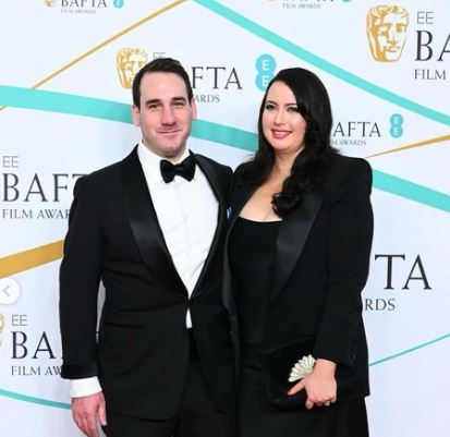 James with his wife Alana O'Neill