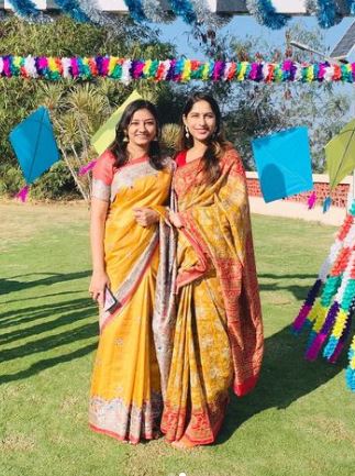 Jyoti with her best friend