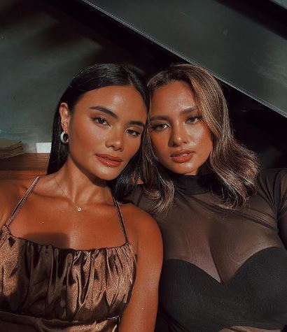 Klea with her girlfriend Katrice Kierulf