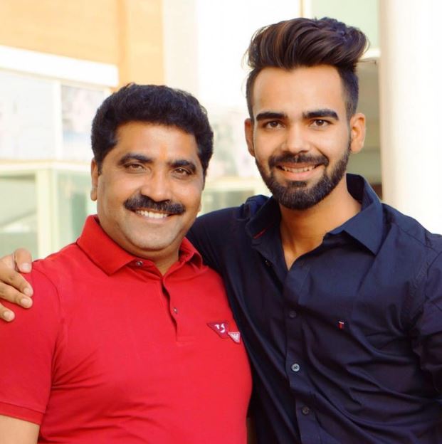 Lakhan with his dad Arjun Rawat