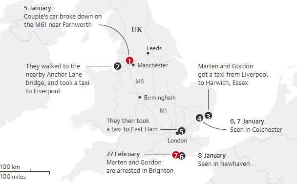 Mark Gordon and Constance Marten arrested on 27 February 2023