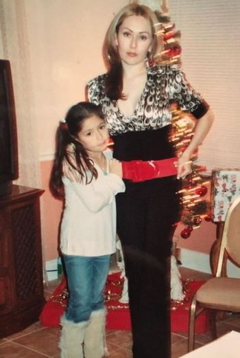 Marquez and her mother