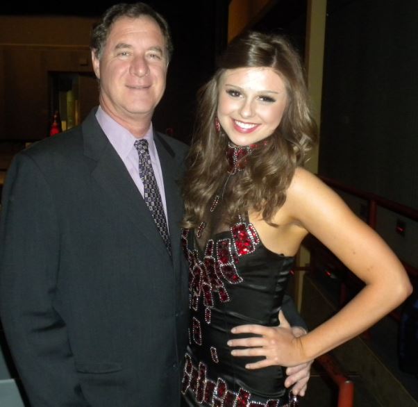Raquel with her dad Carey Leviss