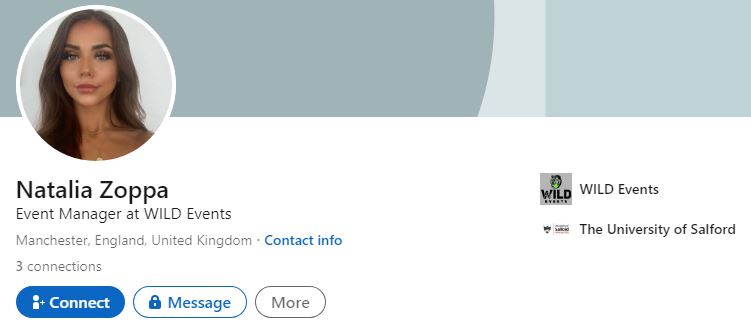 Zoppa's LinkedIn account