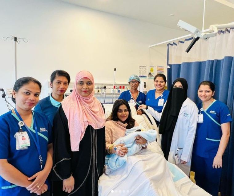 Shamna Kasim Son Birth