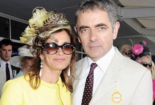 Sunetra Sastry with Rowan Atkinson