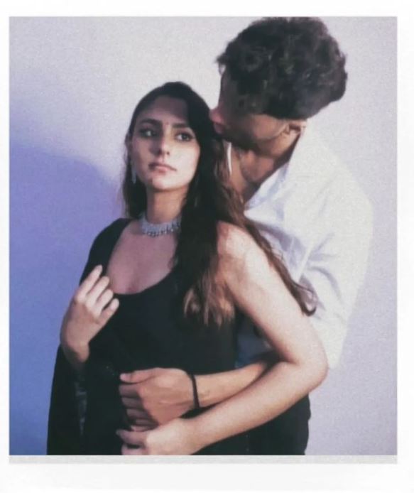 Ella D Verma with her boyfriend