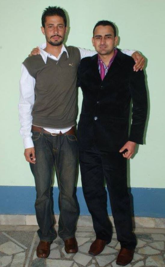 Sukhdool Singh and his friend