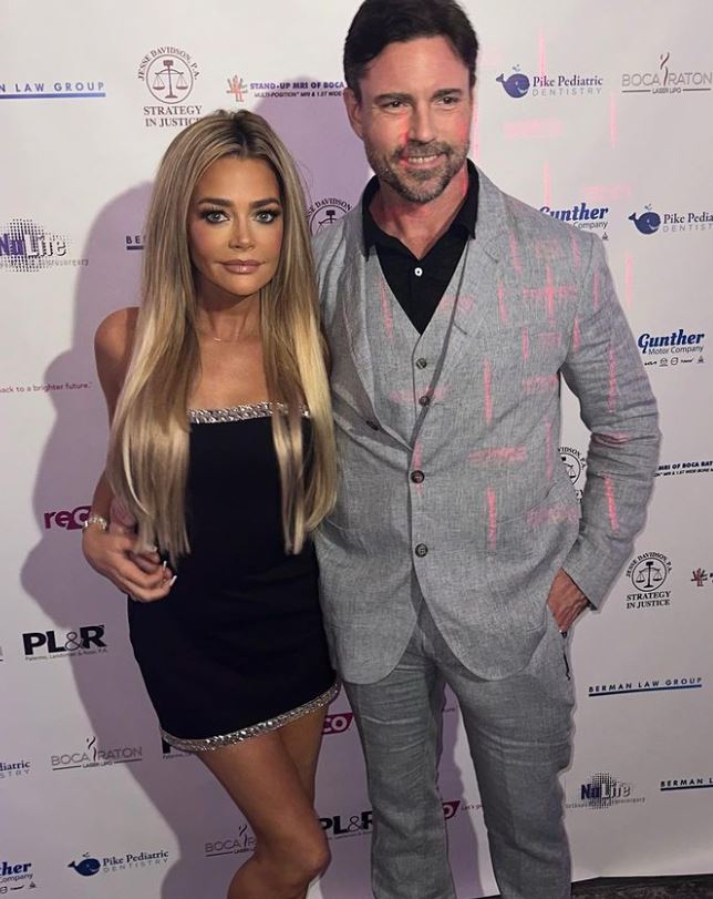 Aaron Phypers with his wife Denise Richards