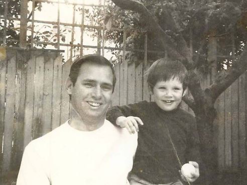 An old photo of Bruce Somers