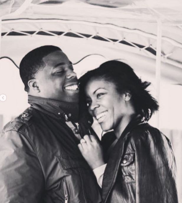 An old picture of Jessica Spears and Aaron Spears