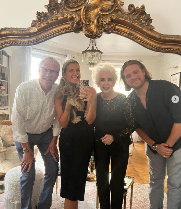 Anna Kloots with her family