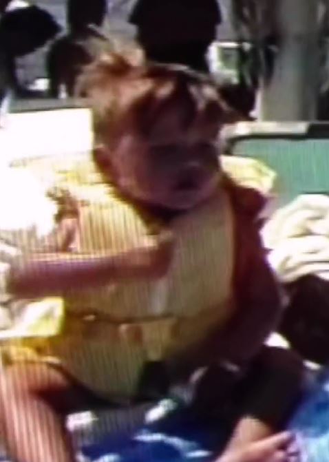 Childhood photo of Michelle Salas