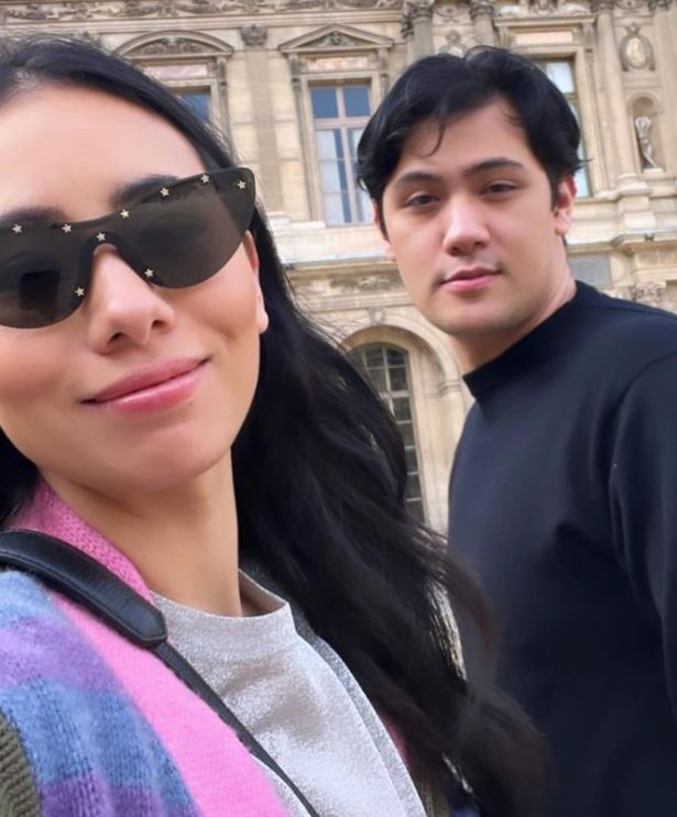Chloe Mendel with her brother Sacha Mendel