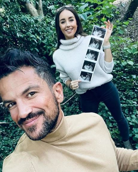 Emily MacDonagh and Peter Andre expecting third child