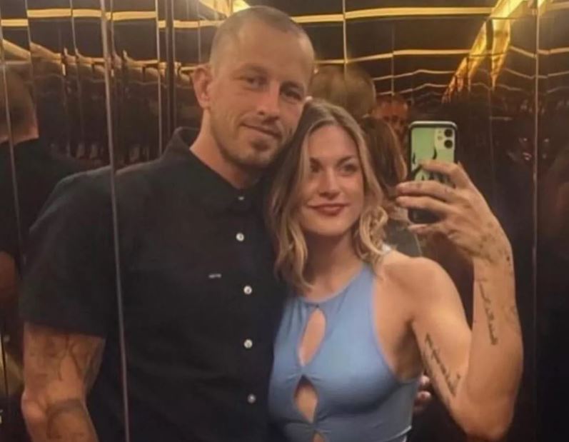 Frances Bean Cobain and Riley Hawk