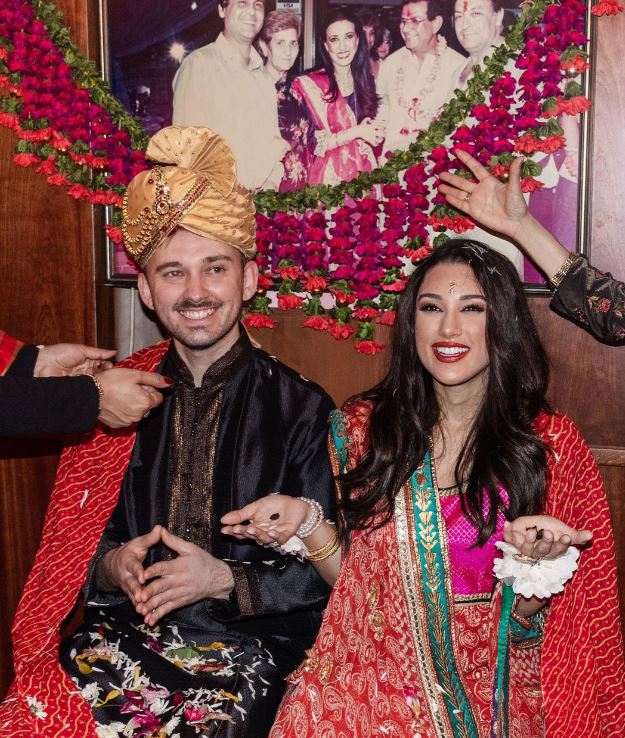 India Naftali and Hananya Naftali wedding photo