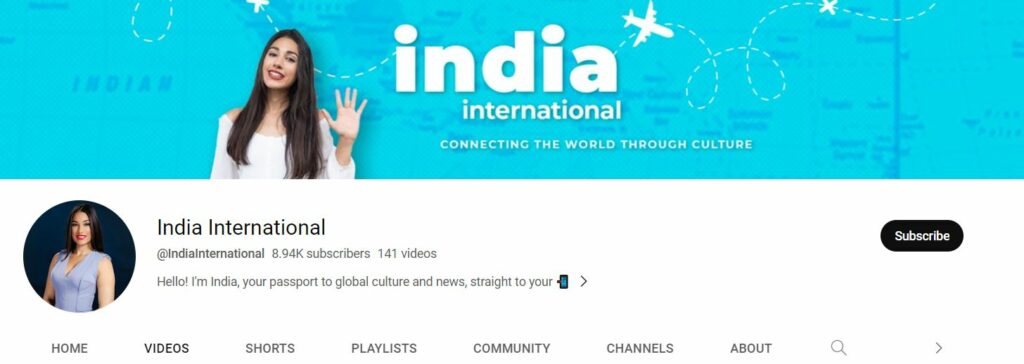 India Naftali's Youtube channel