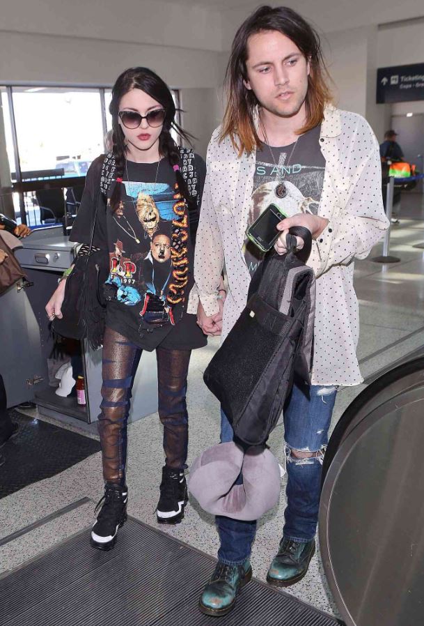 Isaiah Silva and Frances Bean Cobain
