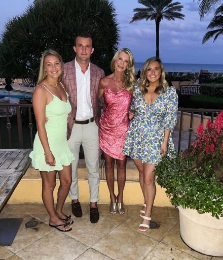 Joan Vassos with friends
