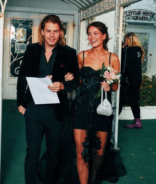 Jocelyn Hudon with Jake Manley