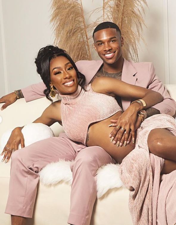 Lala Milan with her boyfriend Tyler Parker