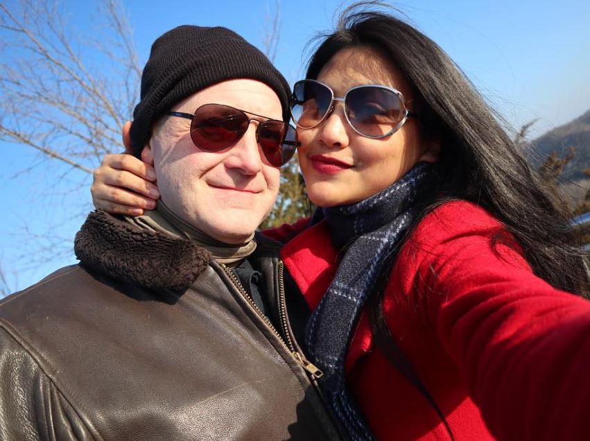 Leida Margaretha with her husband Eric Rosenbrook