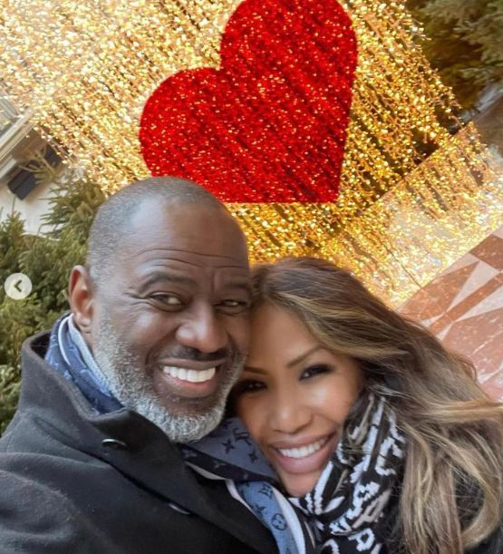 Leilani Malia Mendoza with her husband