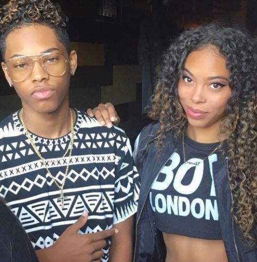 Lucki Starr and her friend