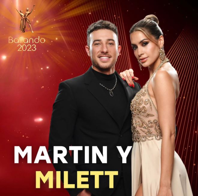 Martín Salwe with Milett Figueroa
