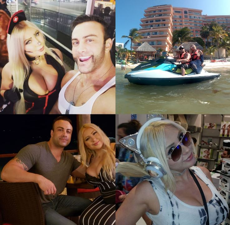 Marty York with his girlfriend