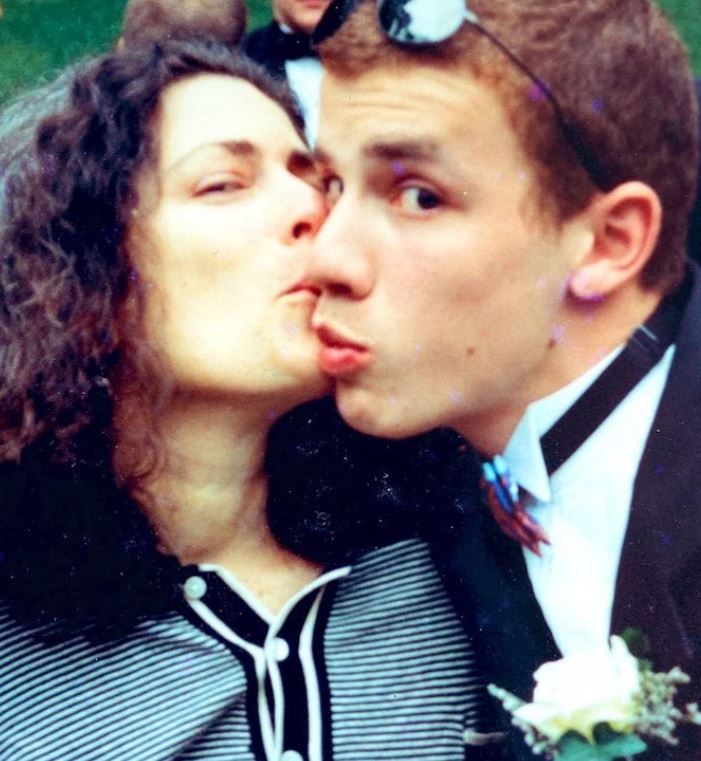 Michael Skolnik with his mother Martha Skolnik