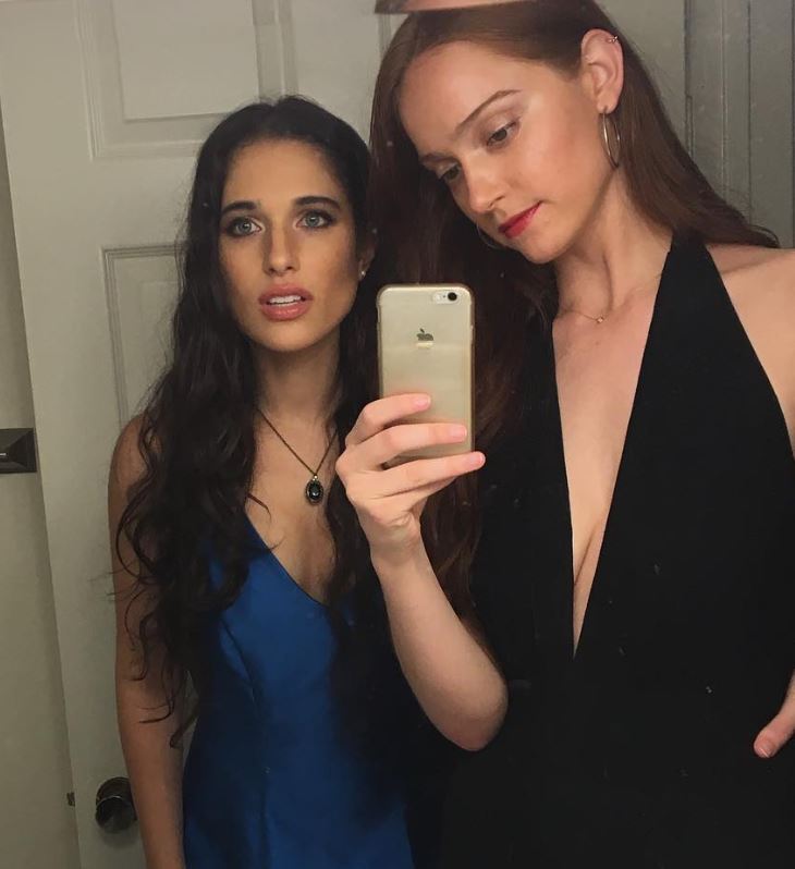 Molly Hurwitz with her friend