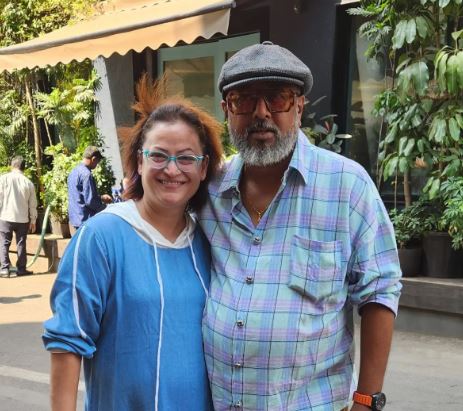 Rinku Dhawan with her friend