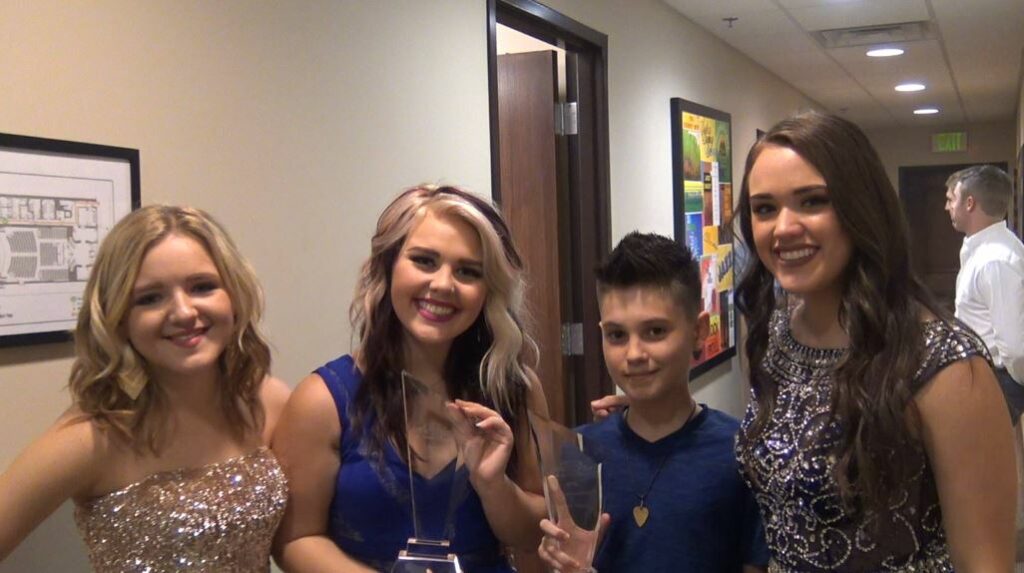 Tanner Massey with his friends