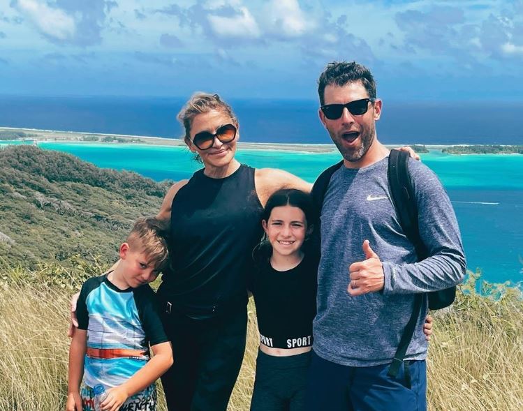 Tess Sanchez with her family