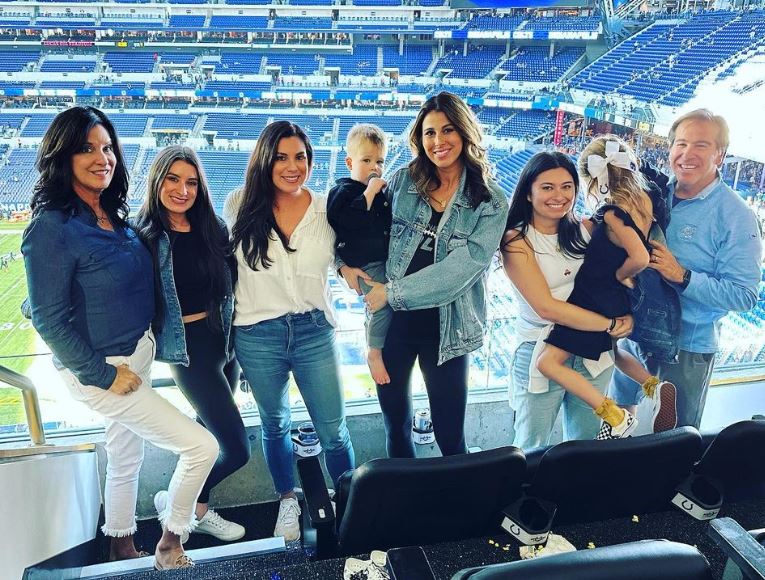 Tori Moore with her family